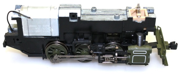 (image for) Complete Loco Chassis - Olive Green - (HO - 0-6-0)